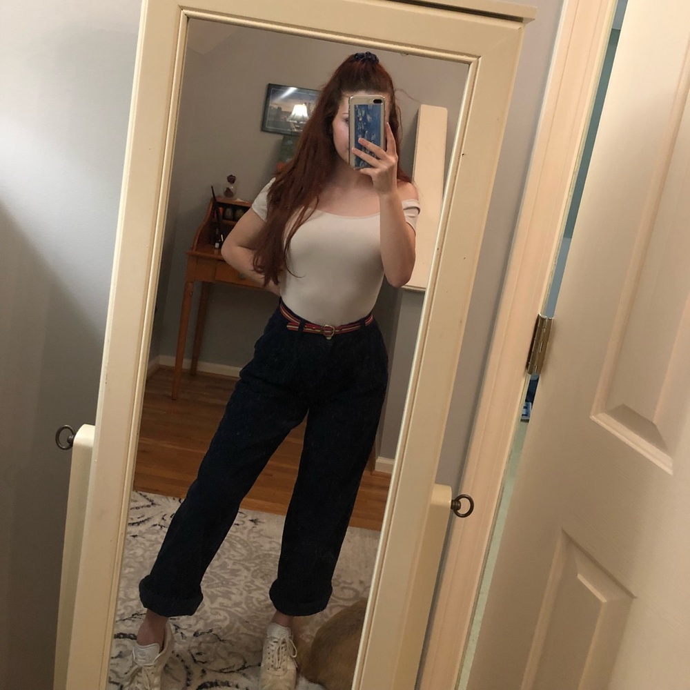 navy corduroy pants